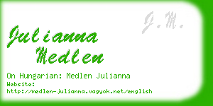 julianna medlen business card